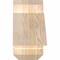 Ekena Millwork Eugene Smooth Timber Gable Bracket, Douglas Fir, 48"W x 8"H x 5 1/2"D x 5 1/2"F, 4/12 Pitch GBW048X08X0606EUG00SDF - alternate 4